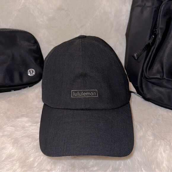 lululemon Black Baller Hat Athletic Lightweight Cap - Picture 2 of 15
